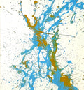 Noise Becomes Art | Original Hand-Painted Splatter Art