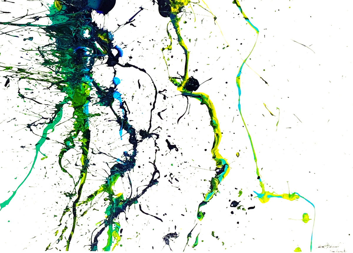 Unscripted Energy | Original Hand-Painted Splatter Art