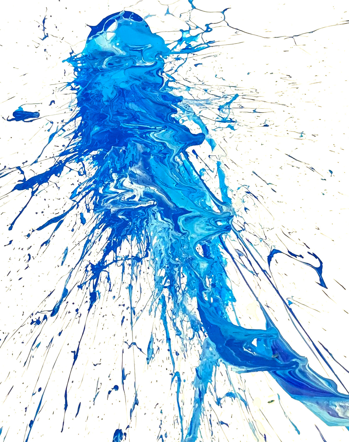 Out of Bounds | Original Hand-Painted Splatter Art