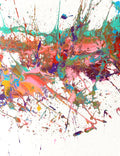 Collision of Colors | Original Hand-Painted Splatter Art